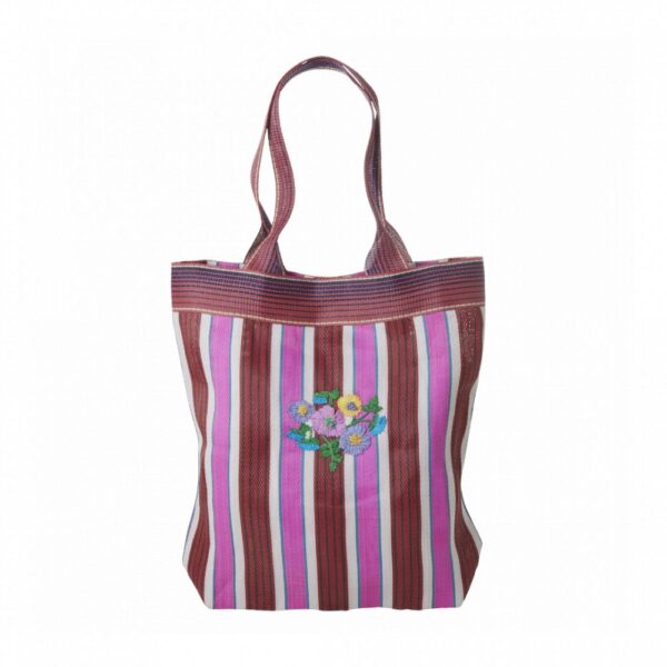 Sac - Rouge - Flower Print