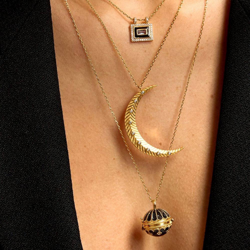 Collier BLACK BLUE EL PASO Or – Image 2