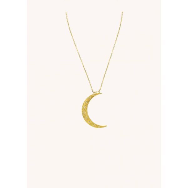 Collier BIG MOON Or
