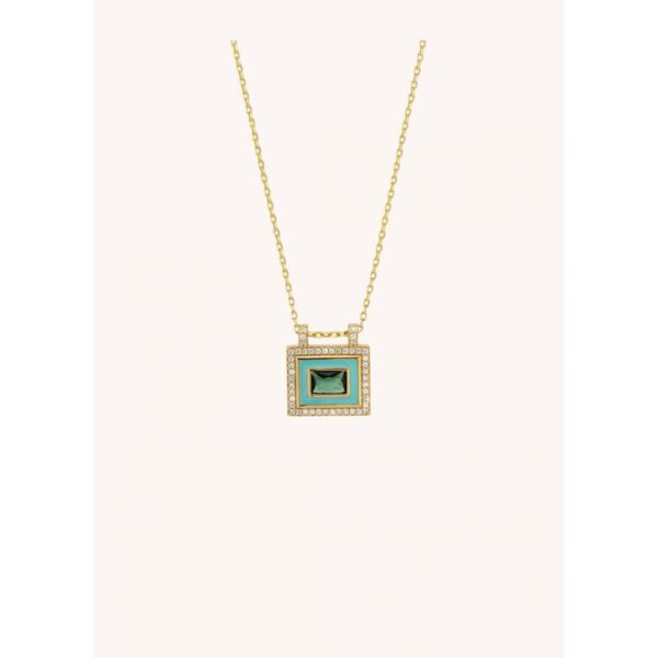 Collier TURQUOISE EL PASO Or