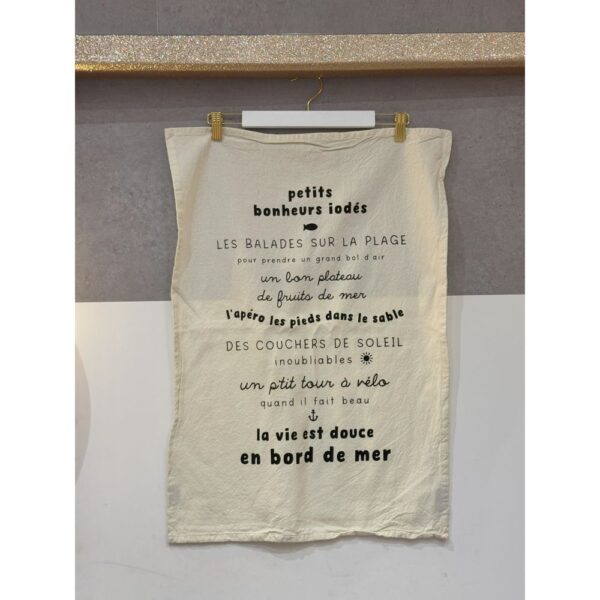 TORCHON  50X30 CM "PETITS BONHEURS IODES"