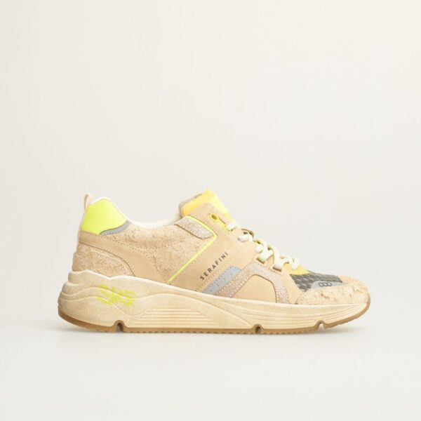 SNEACKERS TOKYO - BEIGE YELLOW GREEN