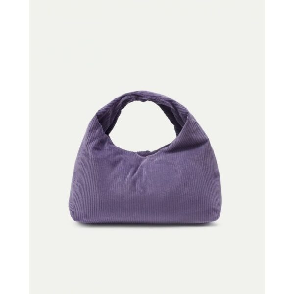 Sac bandoulière velours violet