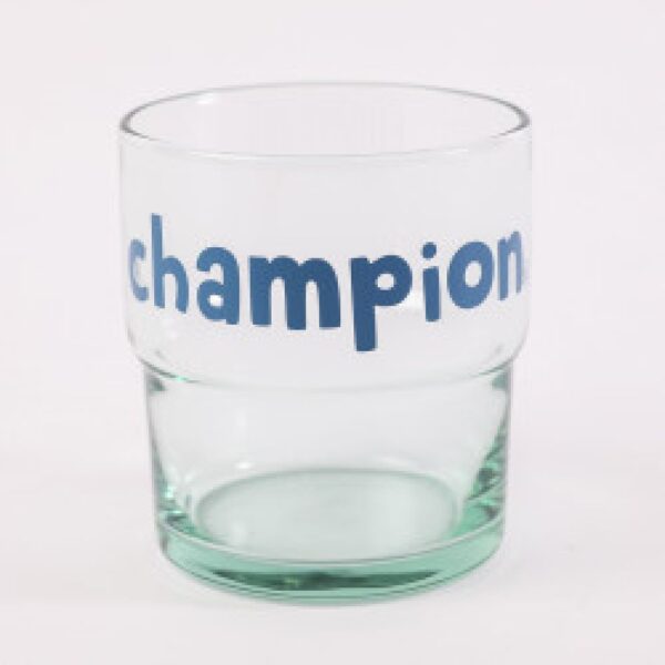 Verre recyclé empilable à l'unité "champion" SJ