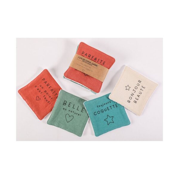 LOT 4 LINGETTES ASS 4 TEXTES
