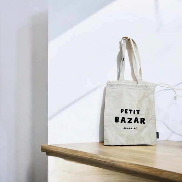 SAC COTON SLUB 30x40 CREME