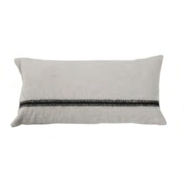 Coussin en laine lin 30x60 cm