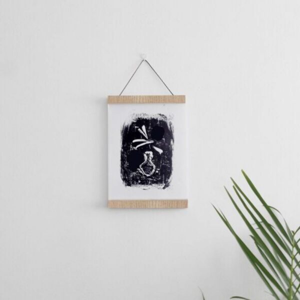 Porte Affiche bois 30 CM EL MARC