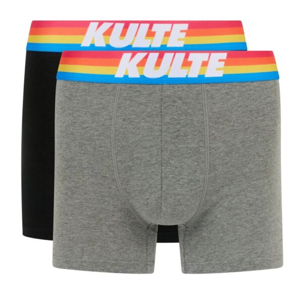 BOXER KULTE RAINBOW BLACK GREY