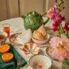 Bol céramique - Lavande - Hand-painted Soft Pink Flower – Image 2
