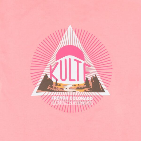 TEE-SHIRT KULTE ILLUMINATI DUSTY MAUVE – Image 3