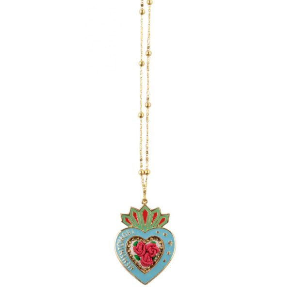 Collier Memento bleu – Image 2