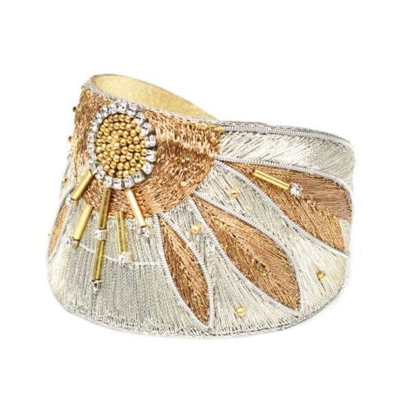 Bracelet bangle Apollon metal Pearl
