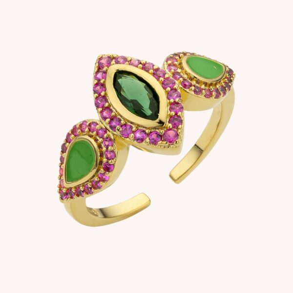Bague Green Lovely Mademoiselle Or