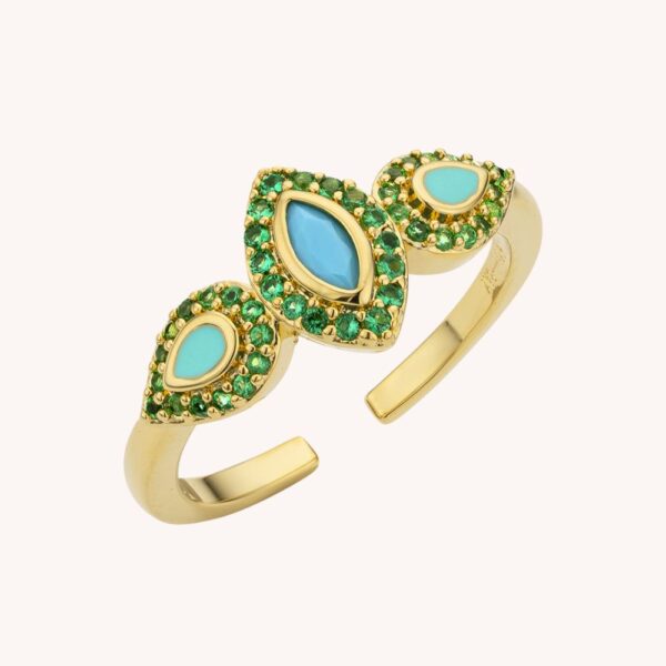 Bague Turquoise Mademoiselle Or