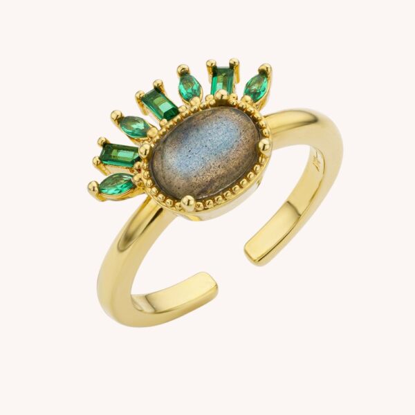 Bague Labradorite Lady Or