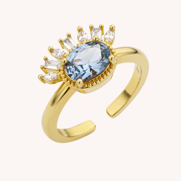 Bague Blue Lady Or