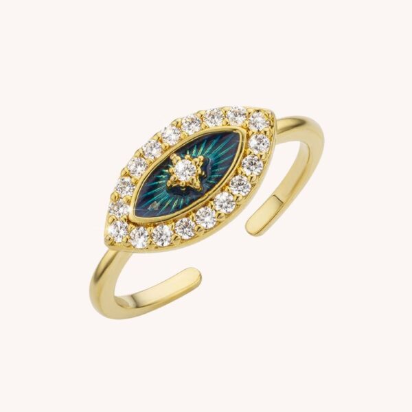 Bague Blue eye Or