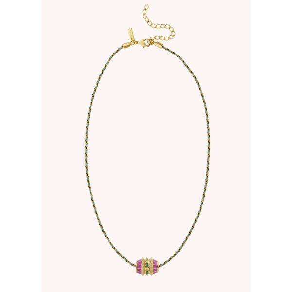 Collier FUSHIA TALISMAN Or