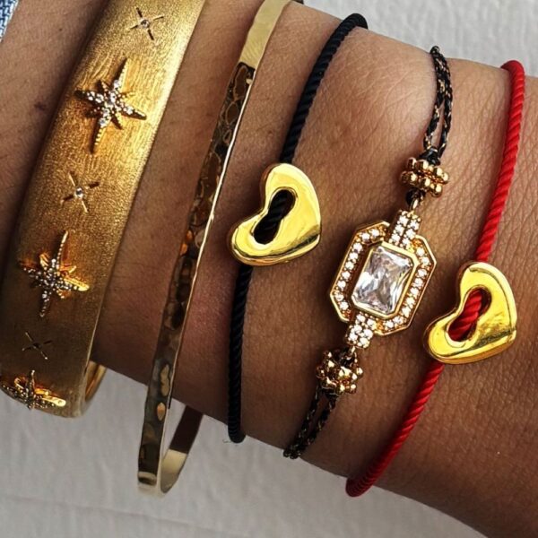 Bracelet RED CORAZON Or – Image 2