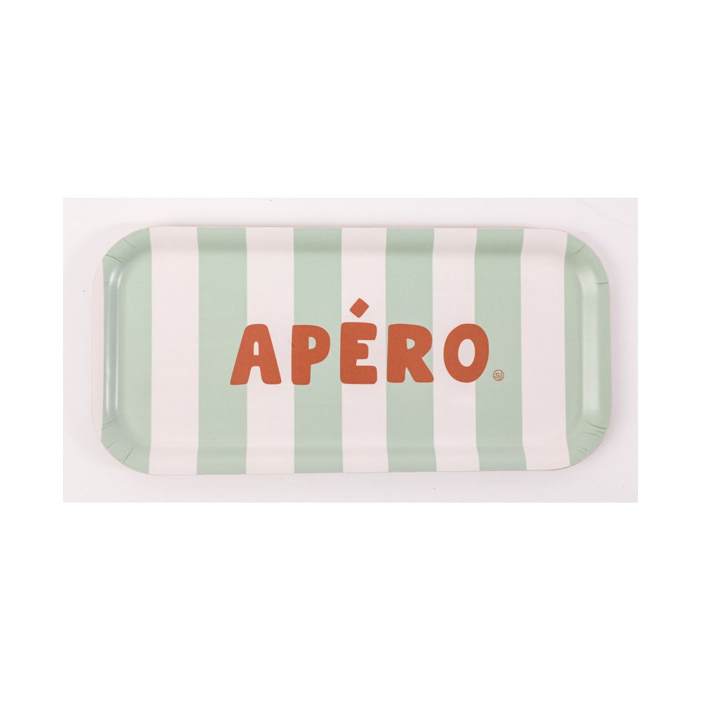 PLATEAU LIEGE 15X32 CM "APERO"
