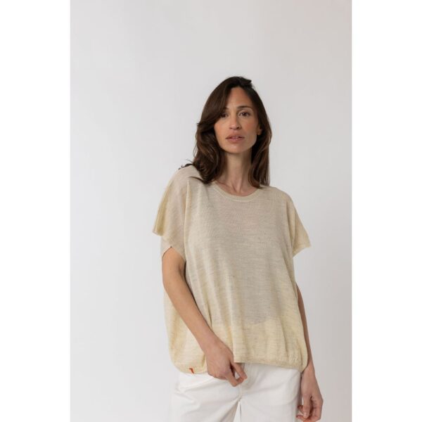 Pull manches courtes Leor Craie