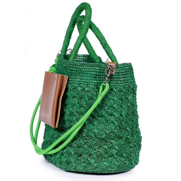 SAC Craie Studio Sac Polochon Raphia Jelly – Image 3
