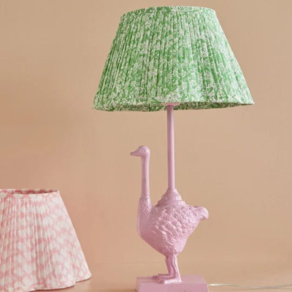 Grand Autruche Métal Lampe - Rose – Image 2