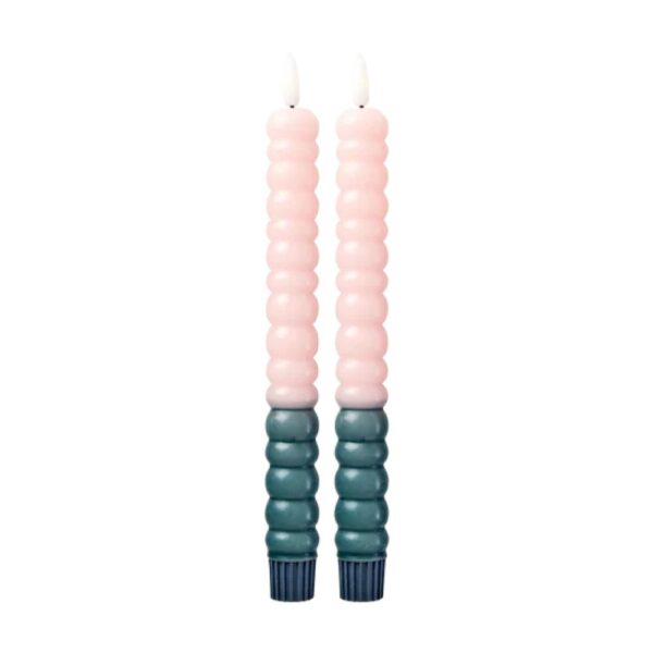 LED Bougies - Rose clair - Pack de 2