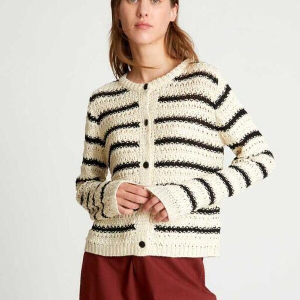 Cardigan à rayures