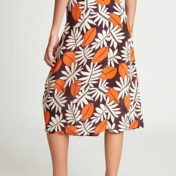 Jupe midi viscose floral – Image 2