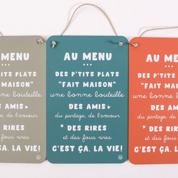 SJ PANCARTE au menu