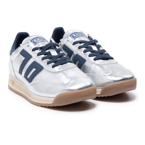 BASKETS JOGGER METALLIC SILVER – Image 2