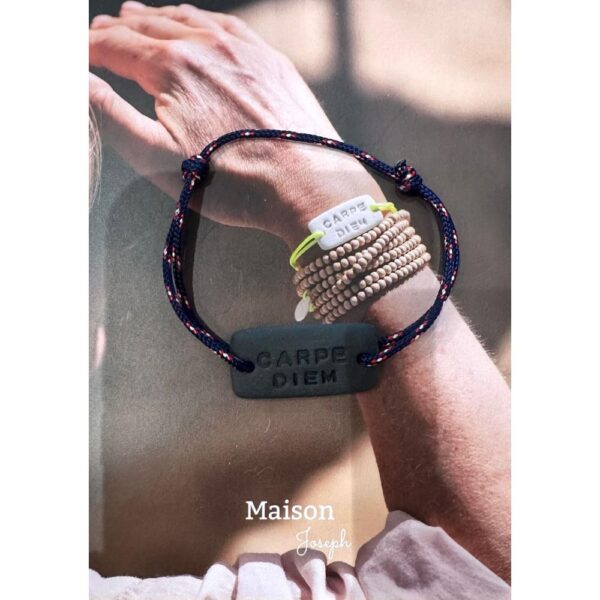 bracelet homme carpe diem & cordage navy