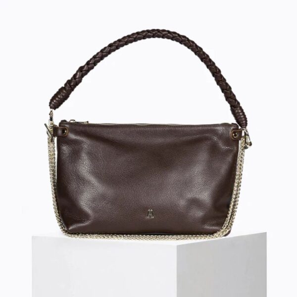 Sac Mallow Twist Grainé Expresso