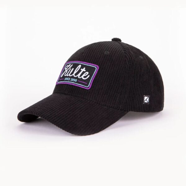CASQUETTE STAMPED VELOURS BLACK – Image 2