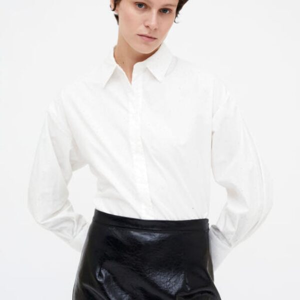 Chemise blanche en popeline