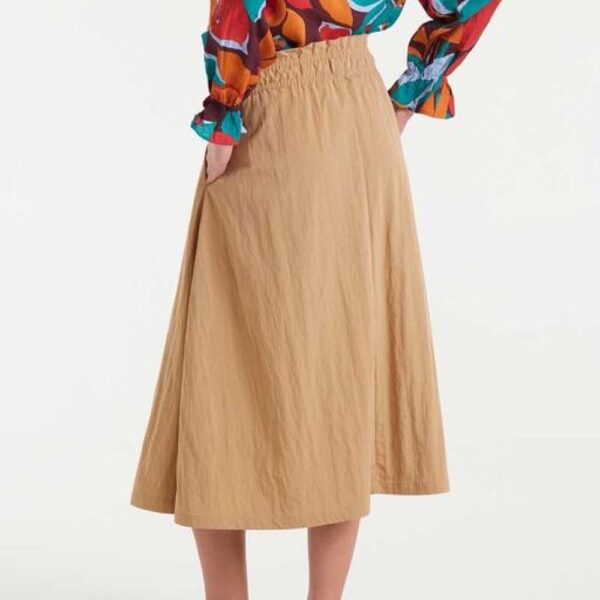 jupe midi camel – Image 3