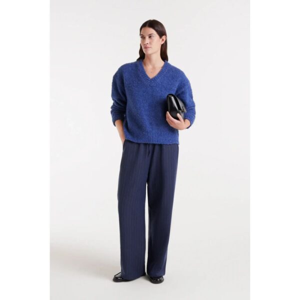 Pantalon à rayures diplomatiques bleu