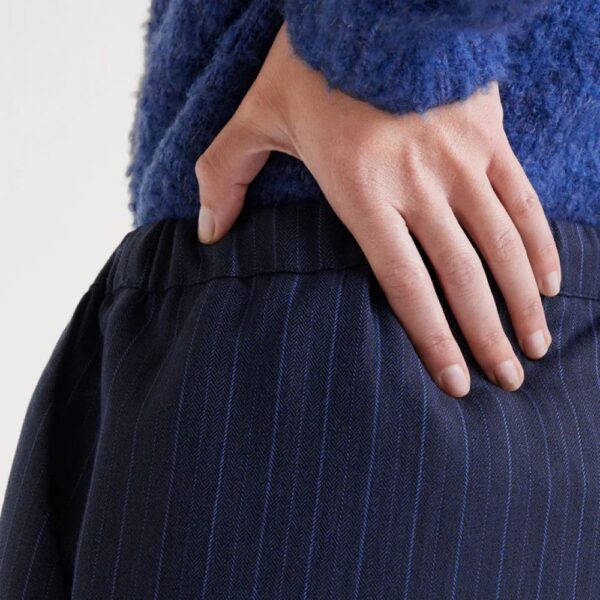 Pantalon à rayures diplomatiques bleu – Image 2
