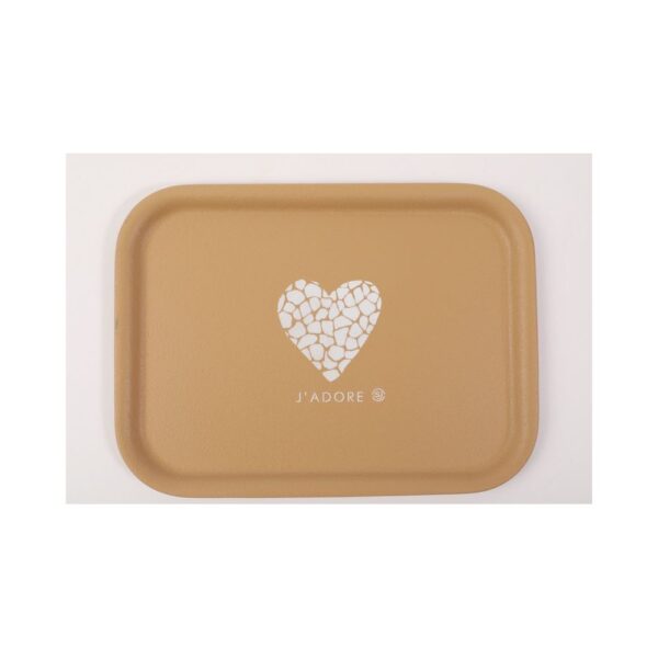 PLATEAU THERMO LIEGE 20X27 CAPUCCINO COEUR