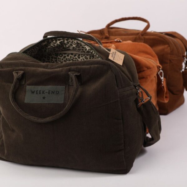 SAC WEEK END VELOURS SUZON 40X32X20CM