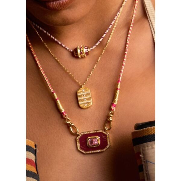 collier burgundy yucatan or – Image 2