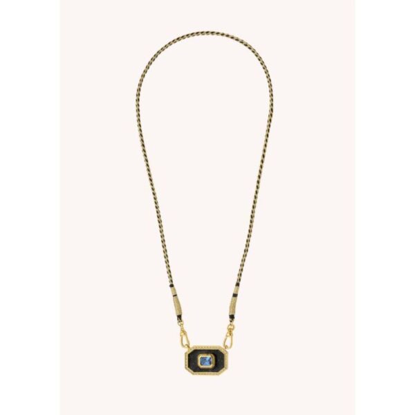 collier black shiny yucatan or