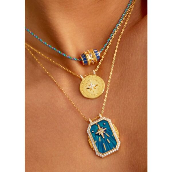 collier blue talisman – Image 2