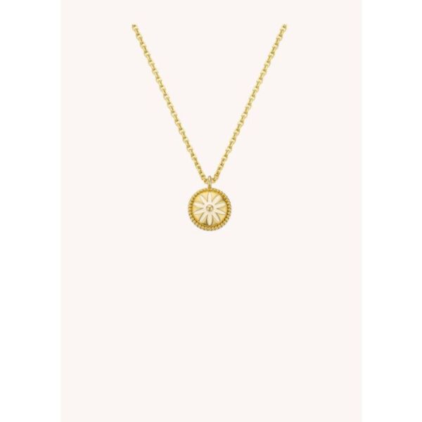collier ivory flower – Image 2