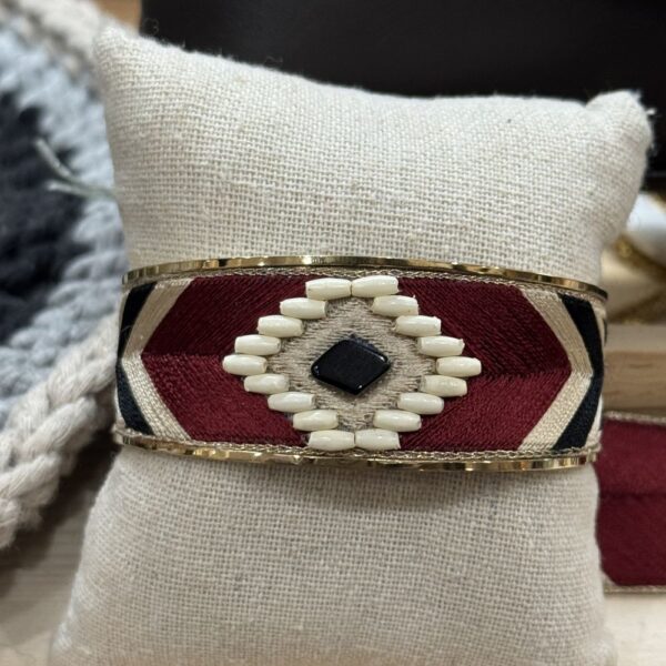 Bangle Navajo  Black Ruby