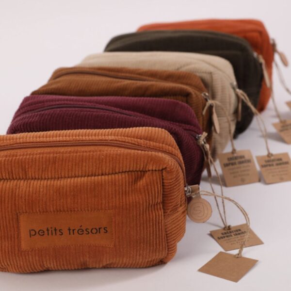 TROUSSE velours cotelé "petits trésors"